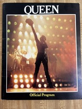 Queen 1980 Official Concert Program Us Tour 1980 Freddie Mercury 14 Pages VG +