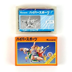 Hyper Sports W/Box Manual Famicom FC NES Retro Rare Used Game NTSC-J Japan JP