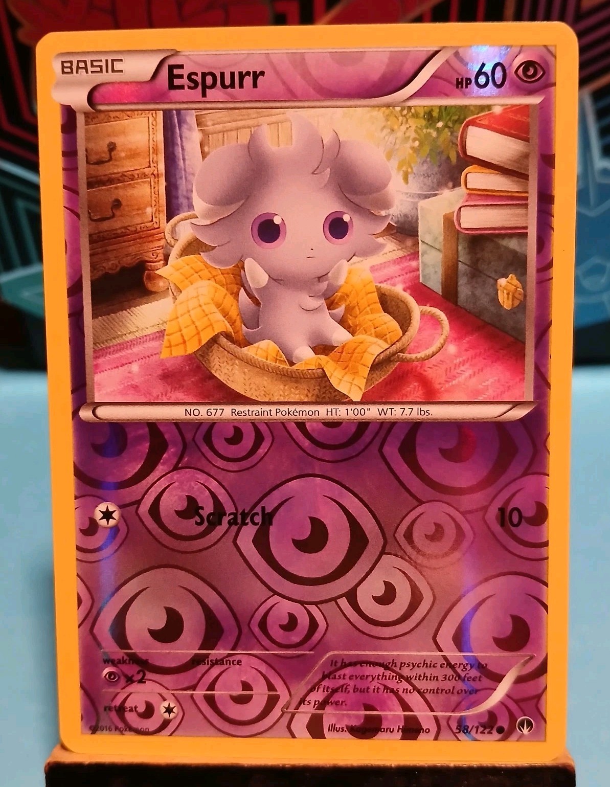 Espurr 58/122 Breakpoint Reverse Holo Mint Condition Clean