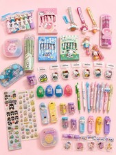 Sanrio Hello Kitty Mixed Lot My Melody Stationery Bundle Pens Erasers Sanrio Hello Kitty Mixed Lot My Melody Stationery Bundle Pens Erasers