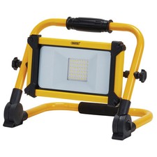Image of Draper 230V Rechargeable Folding Site Light 30W 3300 Lumens Cool White Worklight