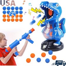 Dinosaur Shooting Game Target W/ Digital Score Indoor Outdoor Fun Kids New