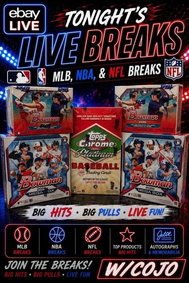!! Topps Chrome Plantinum & BOWMAN !!  Breaks & Persys w/COJO !