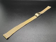 Authentic Omega 12mm Gold GP Milanese/Mesh Bracelet