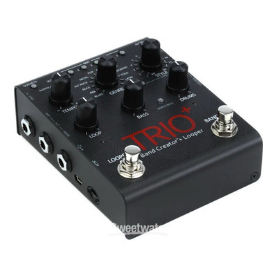 DigiTech TRIO+ Digital Band Creator Looper Pedal for Electric Guitar.