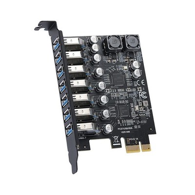 USB 3.2 GEN1 5Gbps adapter card 7-port expansion card RENESAS controller D720201