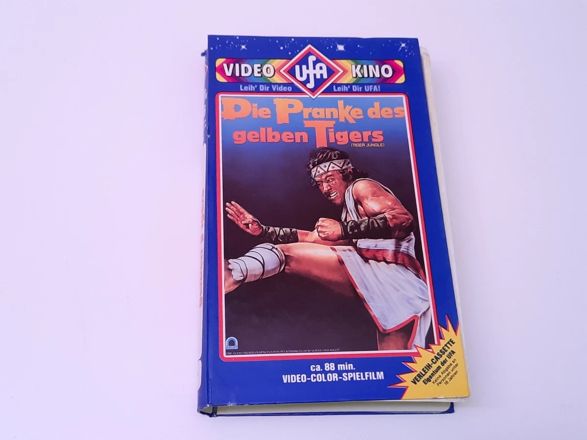 Die Pranke des gelben Tigers 1976 VHS German PAL UFA Video Hartbox Tiger Jungle