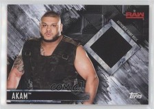 2018 Topps WWE Then Now Forever Shirt Relics /99 Akam #SR-AK 2o7