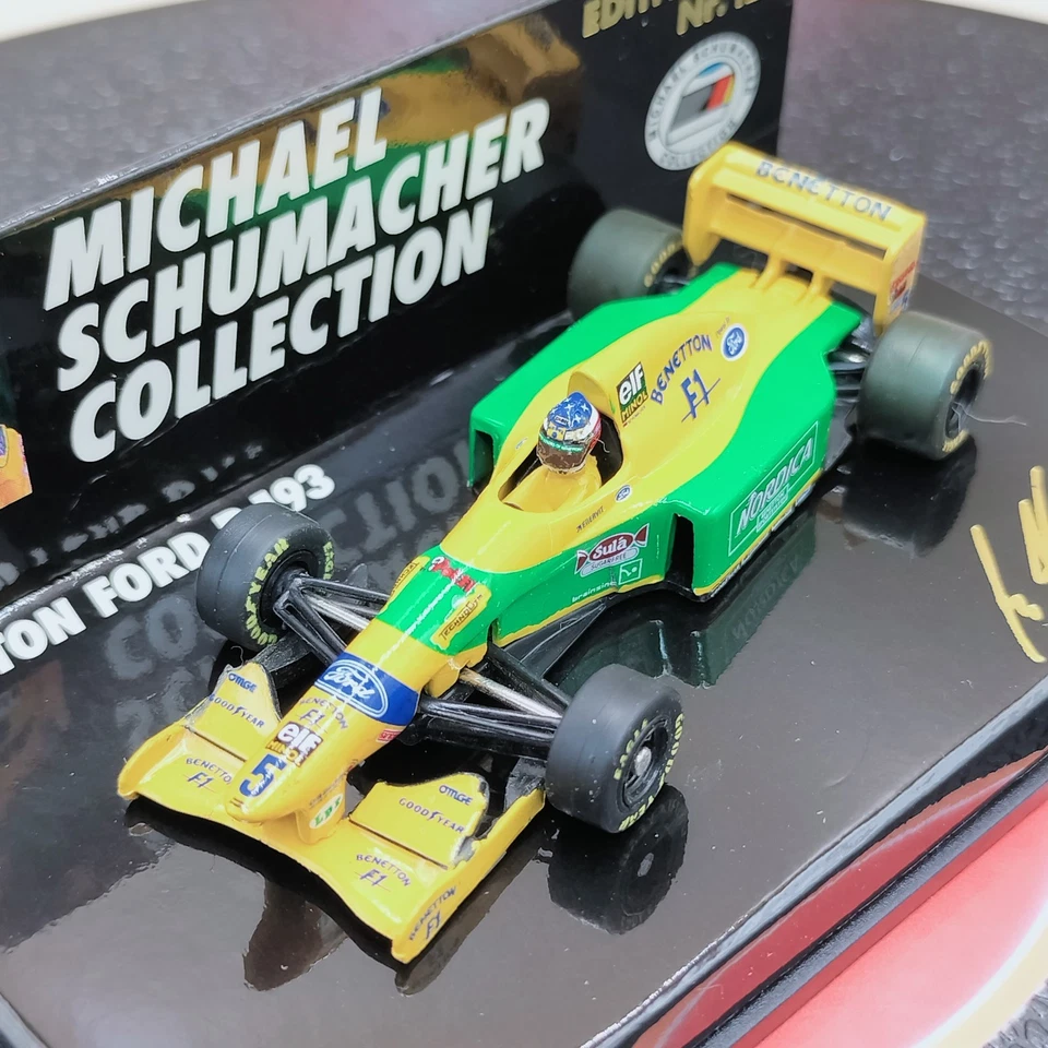 MINICHAMPS 1/64 Michael Schumacher Benetton Ford B193 Portugal 1993 MSC641112 - Image 2 of 4