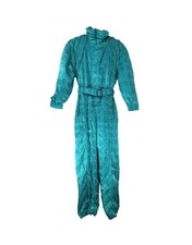 Colmar Women Ski Equipment Jumpsuit Green Vintage Style Size L IT46