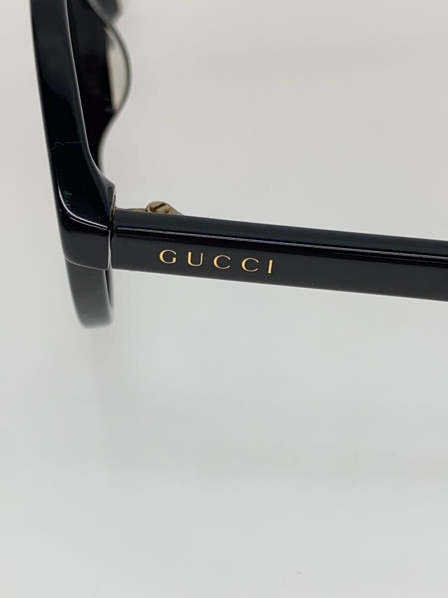 GUCCI Sunglasses Oval Plastic Black Men s GG0406OA Asian Fit Many scratches thumbnail 4
