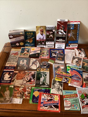 #ad #ad Oddball Baseball lot of cards unopened packs Tickets Leaf Proof and more $36.00