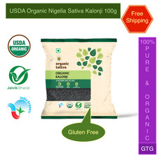 USDA Organic Nigella Sativa Kalonji Seeds 100g Indian Spice Immunity Free Ship