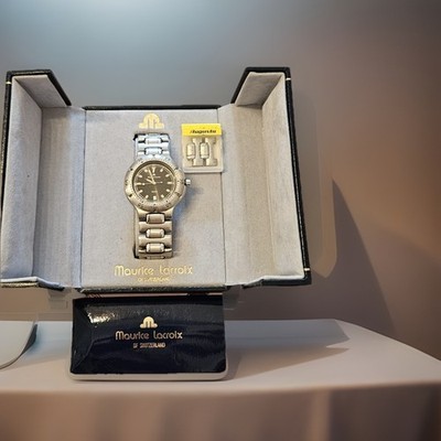Maurice Lacroix Quartz Uhr Watch Klassiker Calypso Diver Swiss Made mit Box 