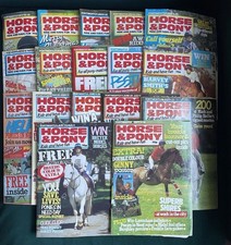 Vintage Horse & Pony Magazine 1986 / 1987 Bundle 17 Magazines