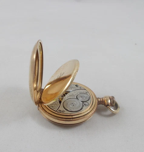 Vintage 1910 Elgin Nat'l Co Gold Hunters Case Pocket Watch  Serial # 14779874