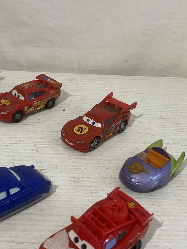 Lotto 12 Disney Pixar Cars Mattel 1:55 – Saetta McQueen, Chick Hicks, Doc - Immagine 4 di 4