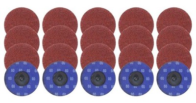 25PCS 3'' Sanding Discs Die Grinder Quick Change Disc R-Type 60 Grit For Drill