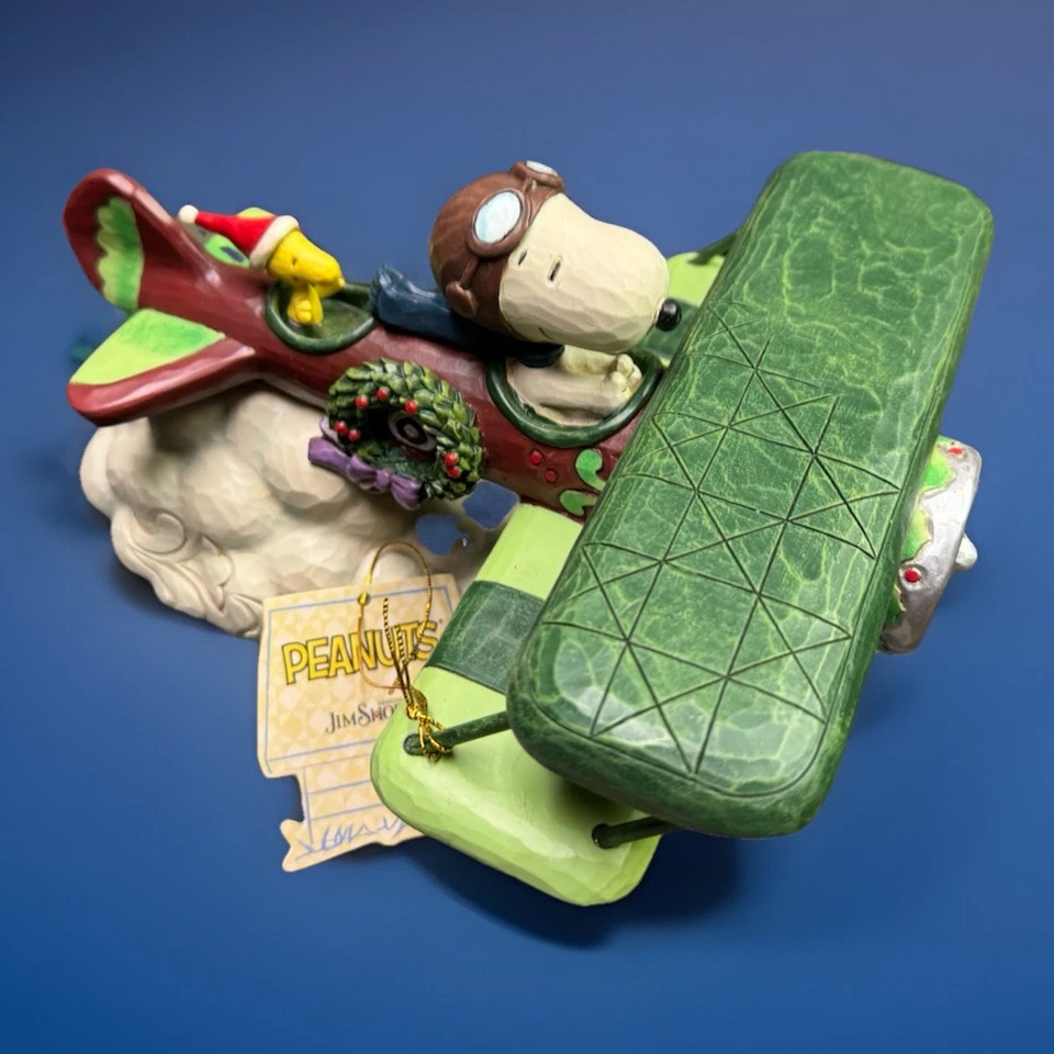 Jim Shore Peanuts🎄ENTREGAS ESPECIALES DE NAVIDAD 🐾Snoopy Flying Ace 6010324 Foto 3 de 4