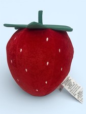 Lightweight Eye-catching Strawberry Plush Doll Strawberry Pillow Birthday Gift