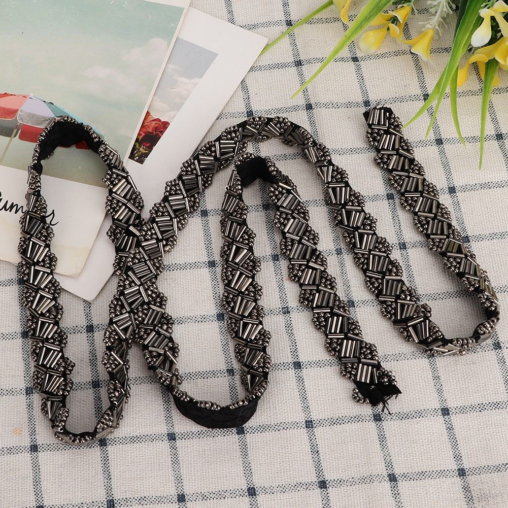 1 Yard Pearl Ribbon Tape DIY HandMade Clothes Embroidered Sewing Decor