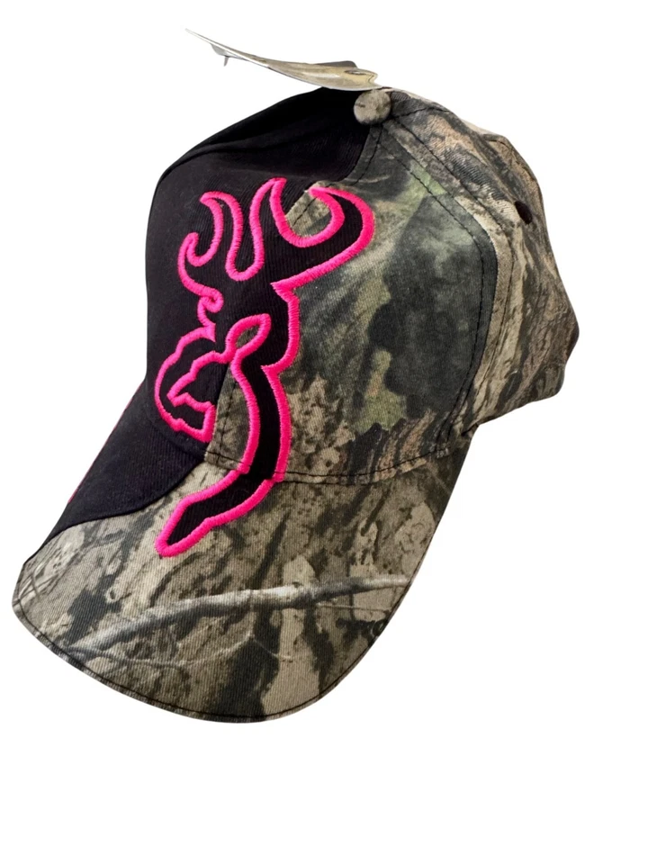 Browning For Her Buckmark Cap Camo Adjustable Fuchsia NWT $20 Mossy Oak - Image 2 of 4