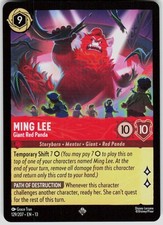 Ming Lee Giant Red Panda 129/204 Attack of the Vine Disney Lorcana