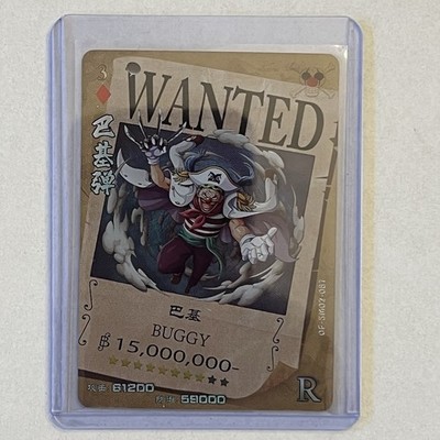 One Piece Buggy ''WANTED'' Chinese R Card # OP-5M02-087