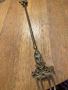 antique BRASS/BRONZE 1930’s BACK SCRATCHER/BACKSCRATCHER,TOOL/PRINCE,LOOK AT IT