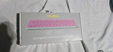 Heyday Compact Wireless Keyboard USB Receiver  Bluetooth 5.1 CANDY PINK
