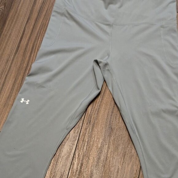 Women's Under Armour Baby Blue-ish/Seafoam Legging XL EUC thumbnail 2