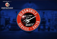 Oldsmobile Decal Muscle Car Racing Drag Hot Rod Rocket 88 303 V8