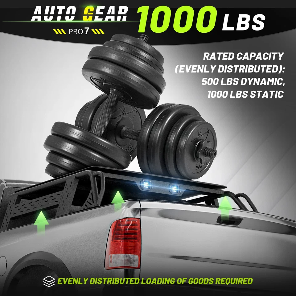 13.8'' High Full-Size Overland Bed Racks For 2009-2018 Dodge RAM 1500/2500/3500 Foto 4 de 4