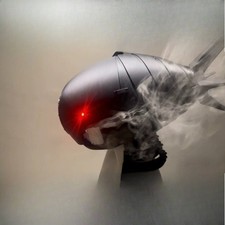 Chainsaw Man Reze Cosplay Helmet Bomb Devil Smoke Generator  Light-Up Design