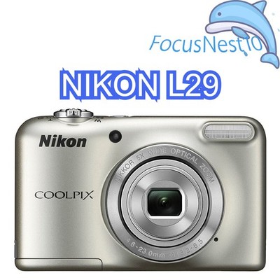 NIKON Coolpix L29 Digital Camera 16.1 MP 5x Optical Zoom 720p HD