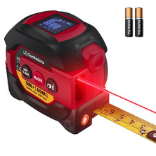 Laser Tape Measure 3 in 1 with Laser Level Cr...