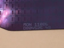 4" Unknown "MON" Silicon Wafer 1980s Extremely Rare