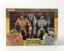 Traag & Granitor NECA Teenage Mutant Ninja Turtles 2 Pack TMNT CARTOON USA