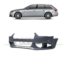 Stoßstange vorne grundiert 4x PDC für Audi A4 8K (B8) Facelift 01/12 - 04/15