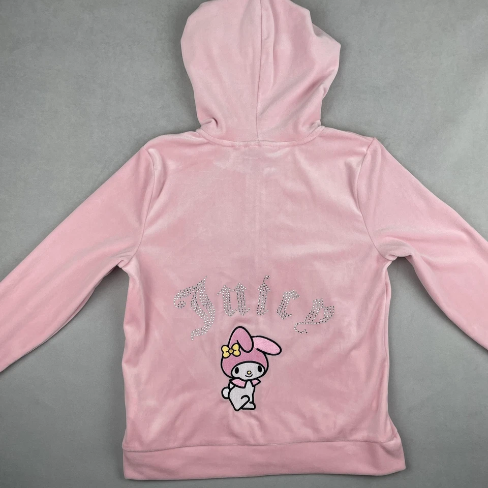 Forever 21 X Juicy Couture X Hello Kitty My Melody Hoodie Girls XL 13/14 Rare - Image 2 of 4