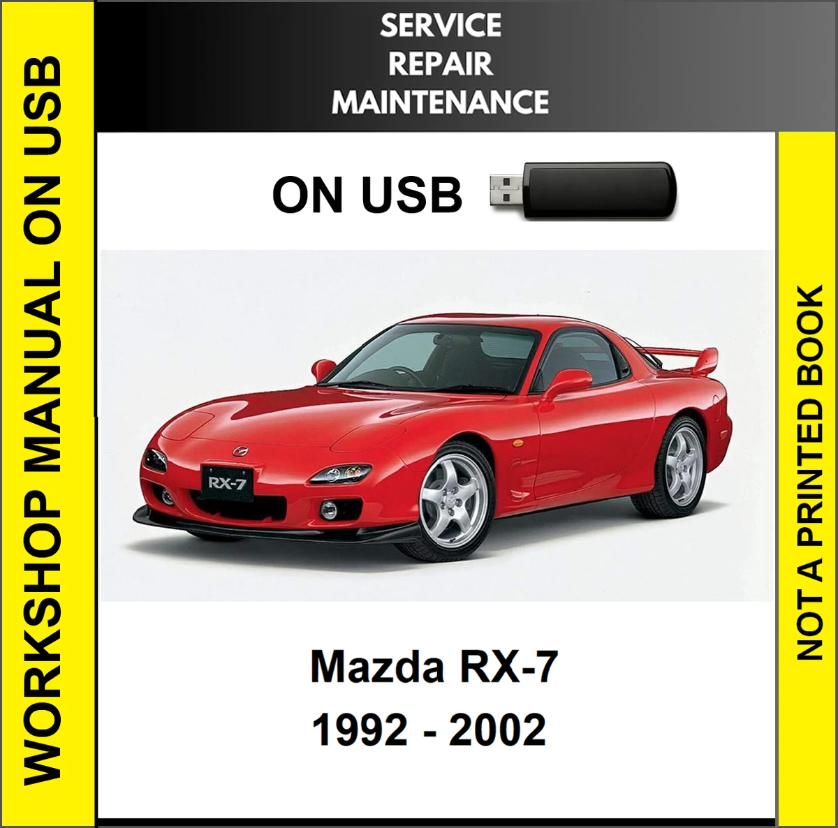 Mazda RX-7 整備書 マツダ WM02B 85-9 車 Mazda RX-7 整備書 マツダ WM02B 85-9