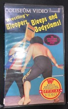 BETA TAPE Bloopers Bleeps And Bodyslams (1985) Wrestling Coliseum Video WWF WWE
