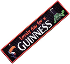 Guinness Toucan PVC Bar Spill Mat 500mm | Official Bar Runner | Pub & Home Bar