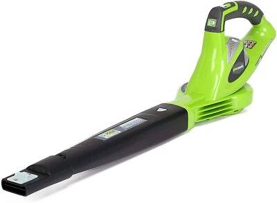 Greenworks 40V (150 MPH / 130 CFM / 75+ Compatible Sweeper (Tool Only), Green