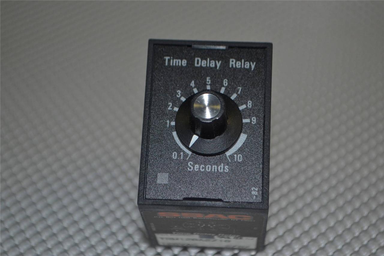 ONE NEW SSAC TRM120A2Z10 TIME DELAY RELAY