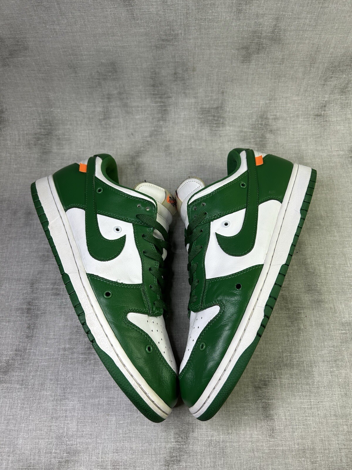 OFF WHITE X NIKE Taglia 11.5 Nike Dunk Low x OFF WHITE verde pino 2019