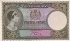 Banknote Luxembourg 50 francs 1944