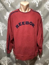 Reebok Spell Out sweatshirt Embroidered Logo Vintage 90s,M.