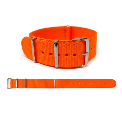 Bracelet De Montre Militaire En Nylon 18mm - Multi Couleurs Et Flags, Neuf Avec étiquettes