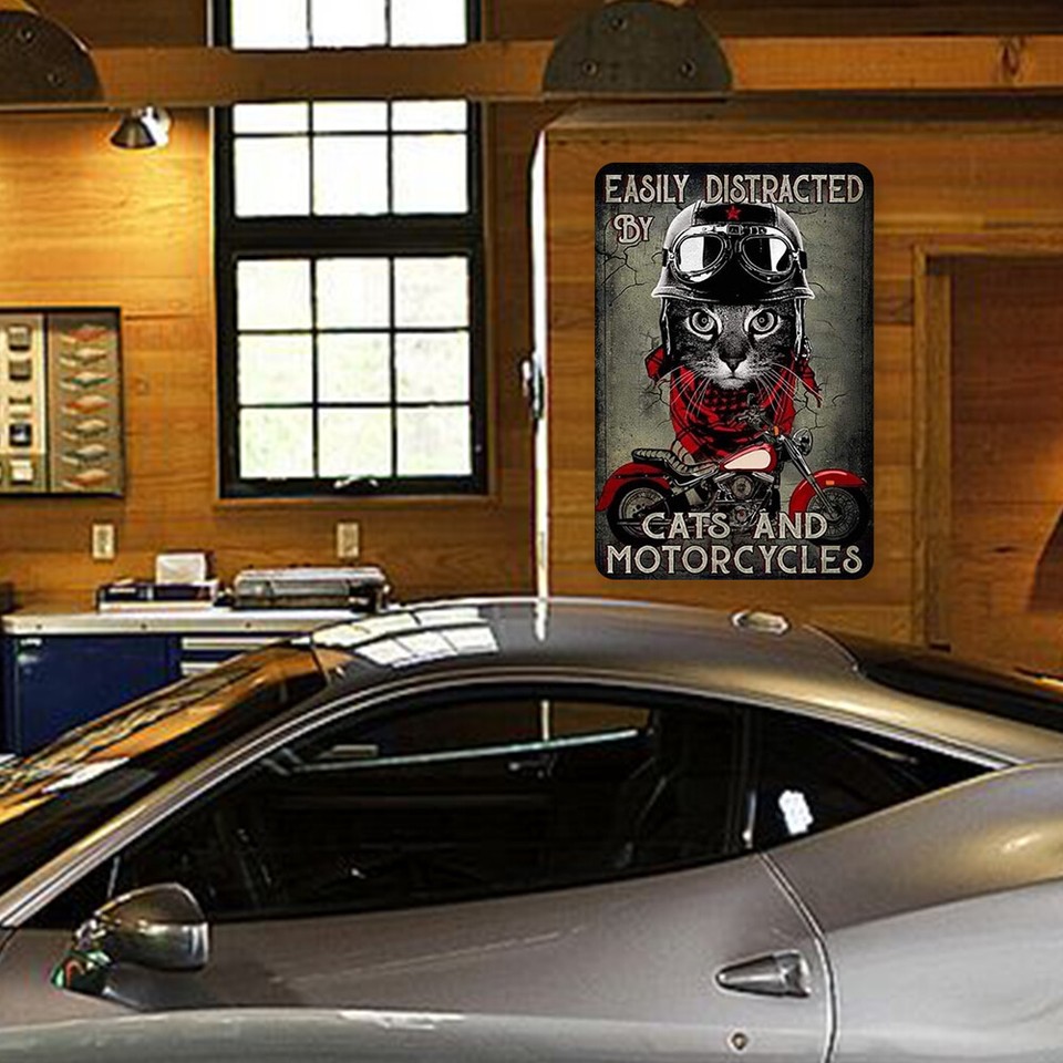 vintage motorcycle painting